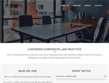 Tablet Screenshot of nwcorporatelaw.com